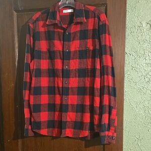 Pendleton Red and Black Checkered Men's Shirt